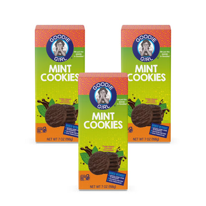 Goodie Girl Mint Cookies - Gluten-Free, Peanut-Free, No High Fructose Corn Syrup, 7 oz