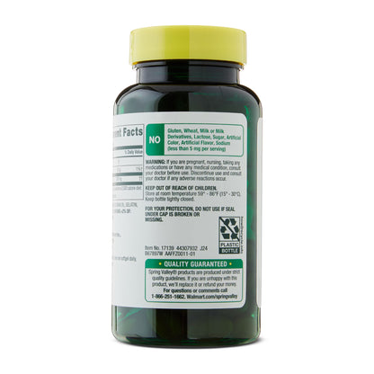 Spring Valley Rapid-Release CoQ10 Dietary Supplement Softgels for Heart Health, 200 mg, 60 Count