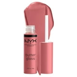 (2 pack) NYX Professional Makeup Butter Gloss, Non-Sticky Lip Gloss, Tiramisu, 0.27 Oz