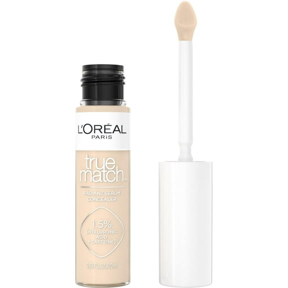 L'Oreal Paris True Match Radiant Serum Concealer with Hyaluronic Acid, C2 Light, 0.33 fl oz