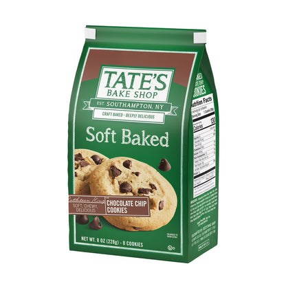 Tate's Bake Shop Soft Baked Cookies, Chocolate Chip, 8 oz