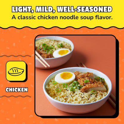 Maruchan Ramen Noodle Soup, Chicken Flavor Instant Noodles, 3 oz