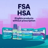 Imodium Multi-Symptom Relief Anti-Diarrheal Caplets 2mg Loperamide & Simethicone 125 mg, 24 Count