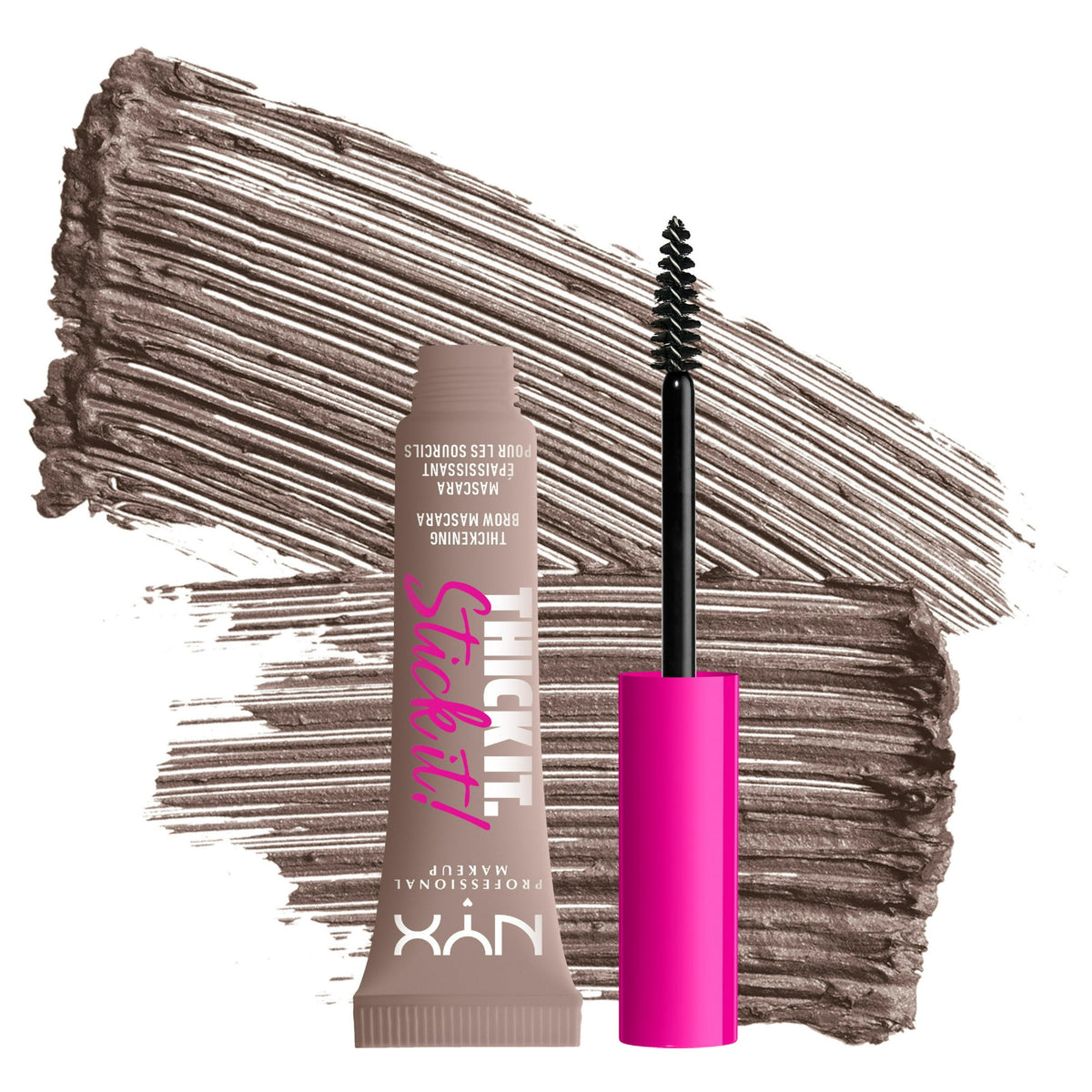 NYX Professional Makeup Thick It Stick It Thickening Brow Gel, Cool Blonde