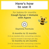Zarbee's Baby Agave Cough Syrup + Immune Support*, Grape, 2 fl. oz