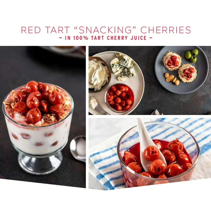 Oregon Fruit Co. Red Tart Cherries in 100% Tart Cherry Juice, 12 oz Jar