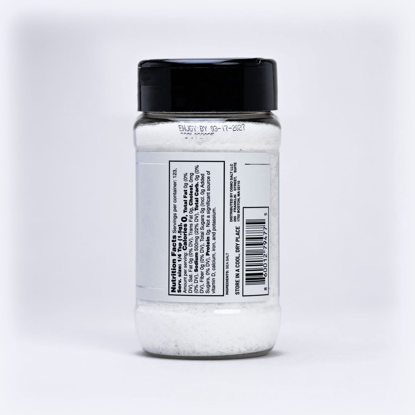Osmo Flakey White Sea Salt, Kosher Flakes, Chef-Crafted Michelin-Star Quality Seasoning, 6.5 oz