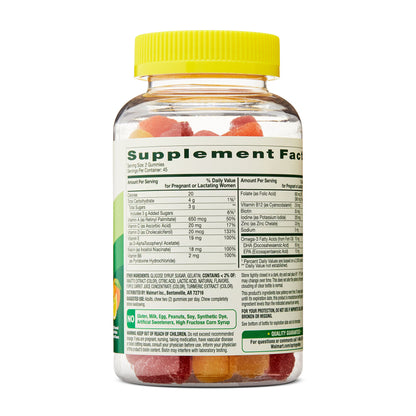 (3 pack) Spring Valley Prenatal Multivitamin Gummies with DHA and Folic Acid, 90 Count