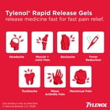 Tylenol Rapid Release Extra Strength Gelcaps, Acetaminophen 500 mg, Strong, Fast, 225 Count Size