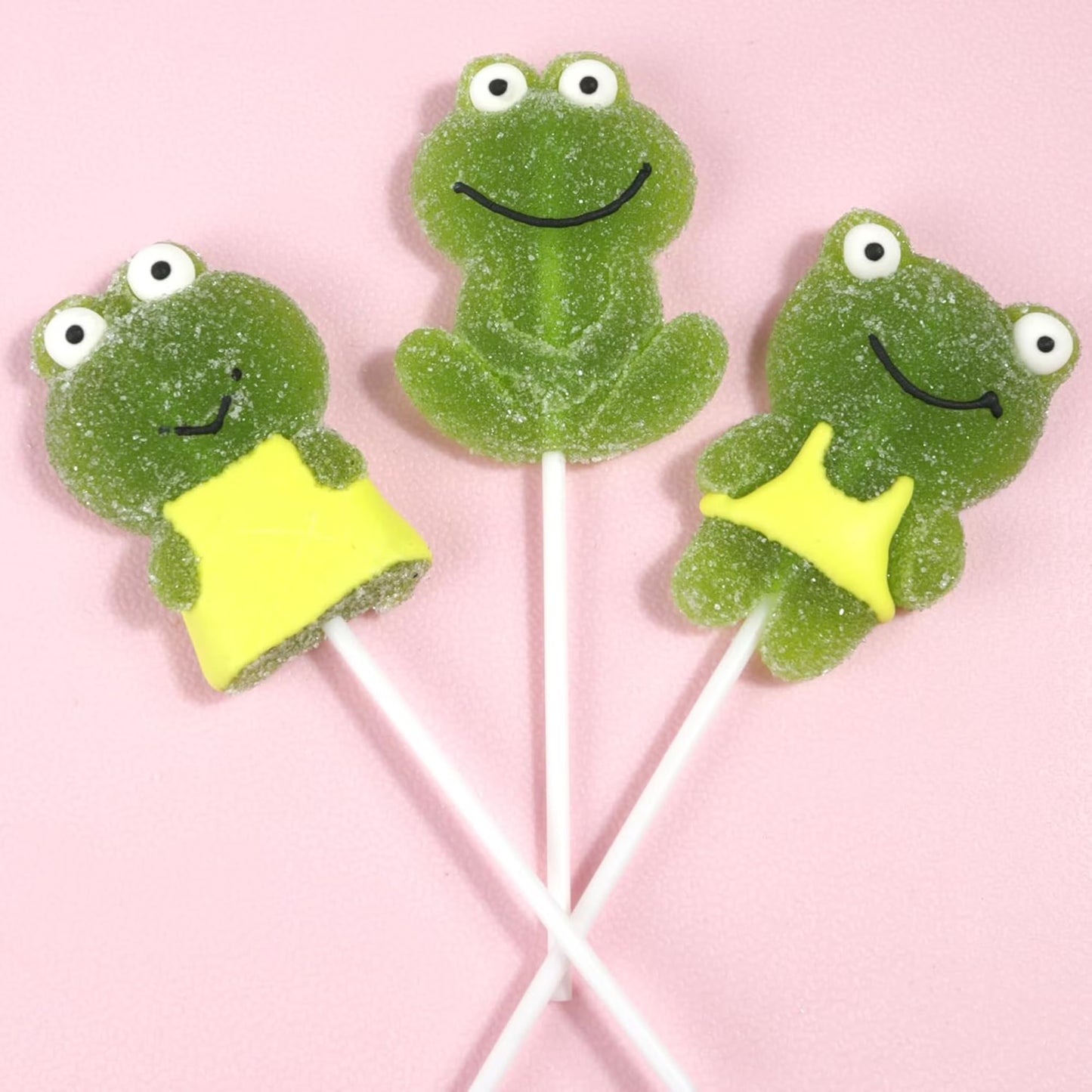 Frog Jelly Lollipops, Gummy Birthday Party Candy, 12 Count, 15 Ounce Box