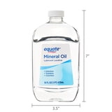 (4 pack) Equate Mineral Oil Lubricant Laxative Liquid for Constipation, 16 fl oz (474mL)