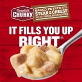 Campbell's Chunky Soup, Ready to Serve Baked Potato with Steak and Cheese Soup, 18.8 oz Can