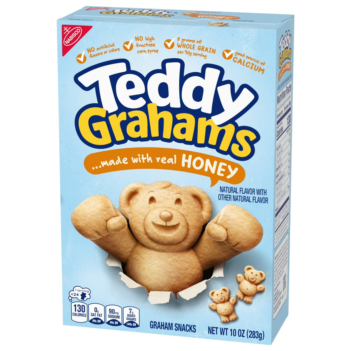 TEDDY GRAHAMS Honey Graham Snacks, Kids Snacks, 10 oz