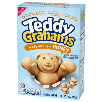 TEDDY GRAHAMS Honey Graham Snacks, Kids Snacks, 10 oz