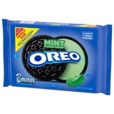 OREO Mint Creme Chocolate Sandwich Cookies, Family Size, 18.71 oz