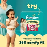 Pampers Swaddlers Fragrance Free Baby Diapers Size 1, 160 Count (Select for More Options)