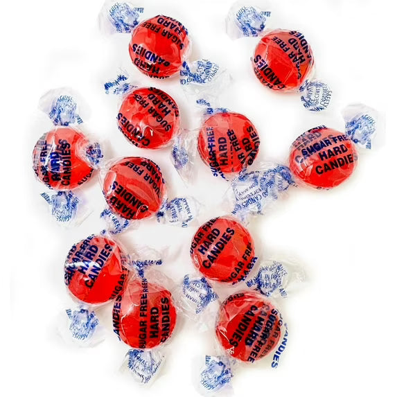 Sugar Free Cinnamon Hard Candy Discs -1 lb Bag Individually Wrapped Keto And Diabetic Friendly Cinnamon Flavored Gourmet Candies - 16oz
