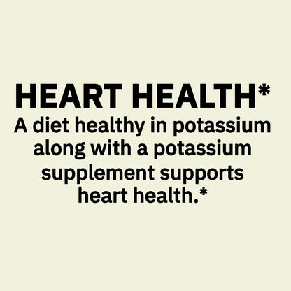 (3 pack) Spring Valley Potassium Dietary Supplement Caplets for Heart Health, 99 mg, 100 Count