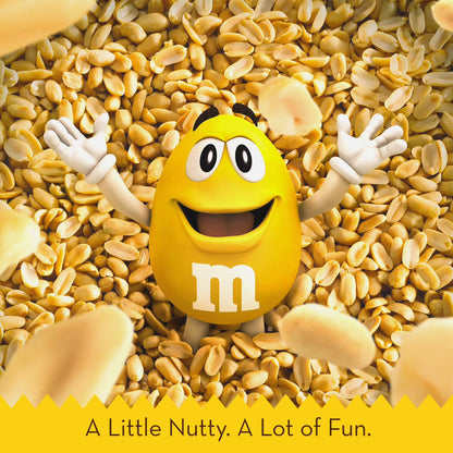 M&M'S Peanut Chocolate Candy Party Size, 42 Ounce Bag, 2 Count