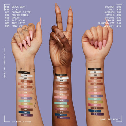 NYX Professional Makeup Jumbo Eye Pencil, All-in-one Eyeshadow and Eyeliner Multi-stick, Yogurt