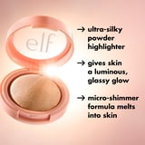e.l.f. Halo Glow Silky Powder Highlighter, Soft Pearl Era, 0.15oz