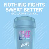 Secret Outlast Antiperspirant Deodorant for Women, Clear Gel, Unscented, 3.4 oz