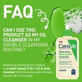 CeraVe Facial Cleanser Foaming Oil for Dry to Very Dry Skin with Hyaluronic Acid Ceramides 16 fl oz