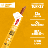 (4 pack) Chomps Original Turkey Jerky Meat Snack Stick (1.15oz Stick)