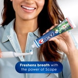Crest Toothpaste, Premium Plus Scope Outlast Toothpaste, Long Lasting Mint Flavor 5.2 oz