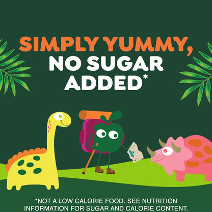 GoGo squeeZ FruitZ & VeggieZ Dino Pear Peach Carrot Applesauce Pouches, 3.2 oz (16 Pack)
