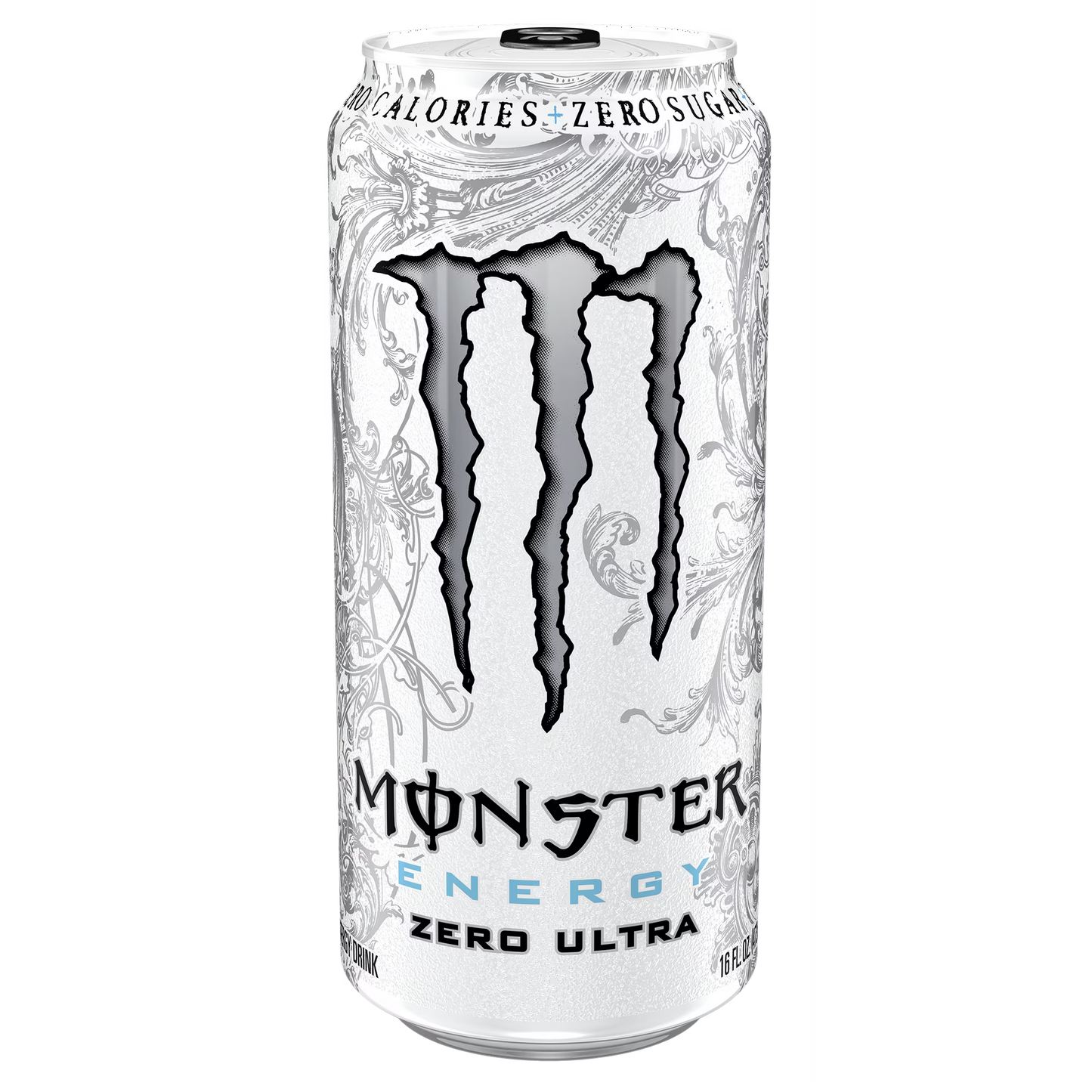 Monster Energy, Zero Ultra, Sugar Free Energy Drink, 4 Pack - 16 Fl Oz