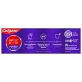 Colgate Optic White Purple Whitening Toothpaste, Mint Paste, 4.2 oz Tube