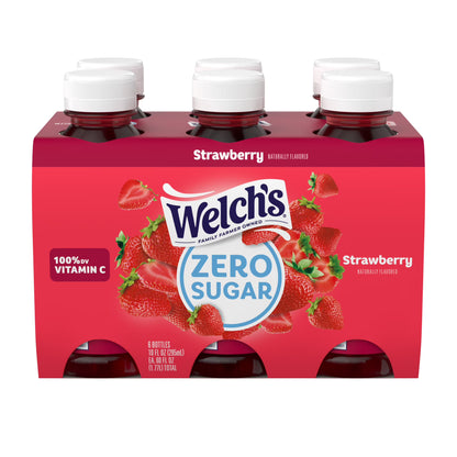 Welch's Strawberry Zero Sugar Drink, 10 fl oz Bottle