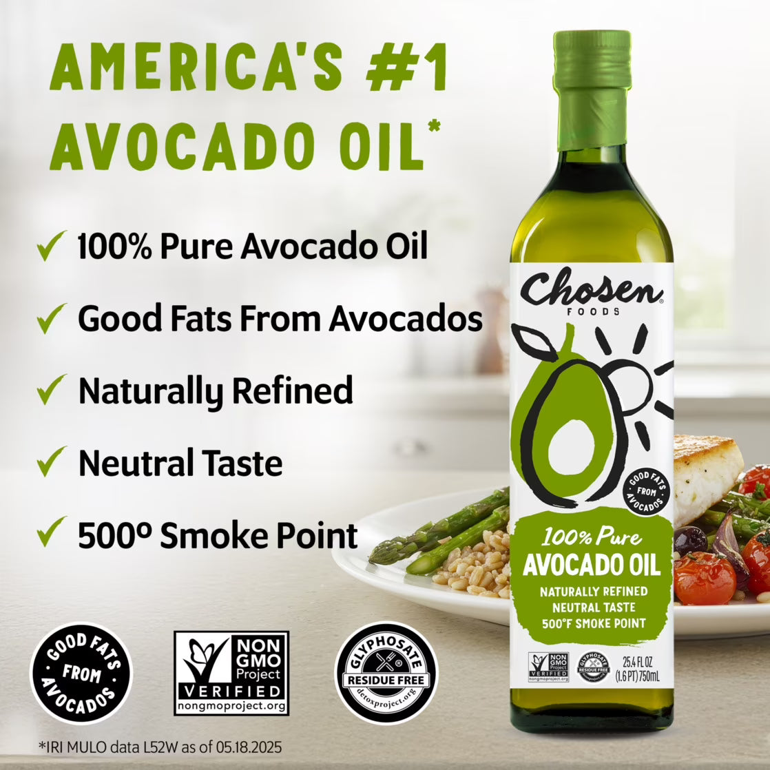 Chosen Foods 100% Pure Avocado Oil 16.9 fl Oz