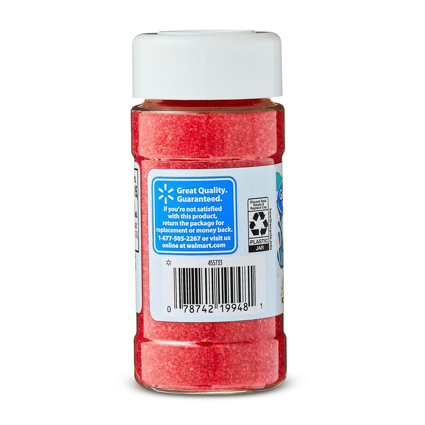 Great Value Red Sanding Sugar, 3.7 oz