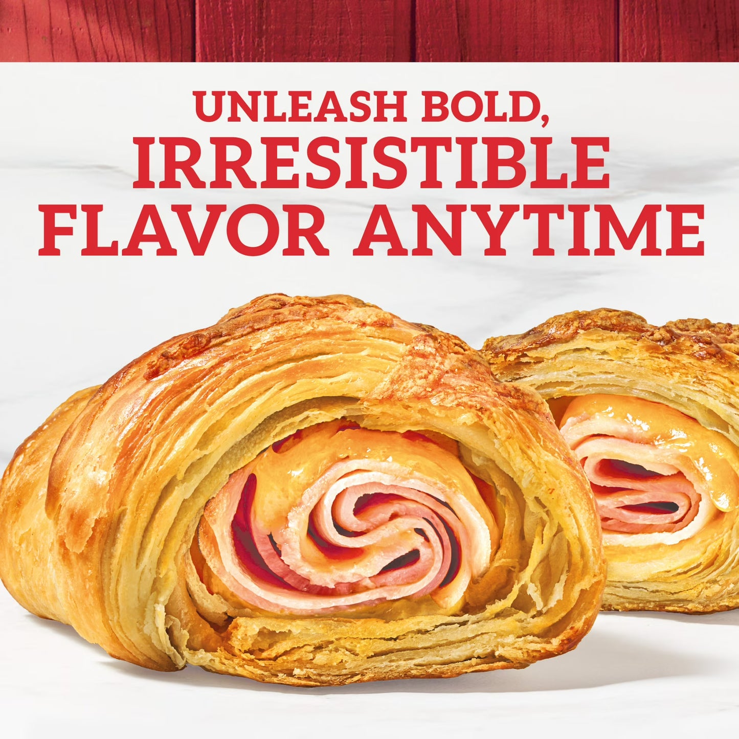 Hillshire Farm Ham & Cheese Stuffed Croissants, 8 oz, 2 Count (Frozen)