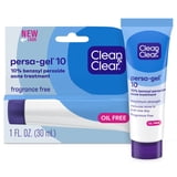 (2 pack) Clean & Clear Persa-Gel 10 Acne Treatment, Benzoyl Peroxide, 1 fl. oz