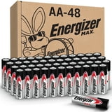 Energizer Max Powerseal Alkaline AA Batteries, 96 Count (2 x 48 Packs)