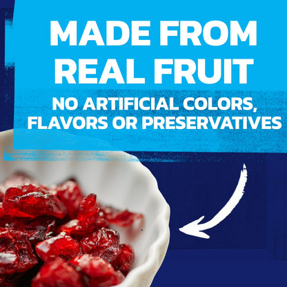 Ocean Spray Craisins, 50% Less Sugar Dried Cranberries, Dried Fruit, 20 oz Pouch