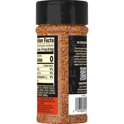 Weber House Blend Seasoning Blend, 5.8 oz Bottle