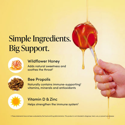 BeeKeeper's Naturals Kid's Propolis Throat Soothing Pops, 30 ct.