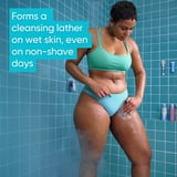 Venus Pubic Hair & Skin Smoothing Cleanser + Shave Gel, Gentle Skin Cleanser and Shaving Gel for Women, Bikini Zone Shave Gel, 190ml