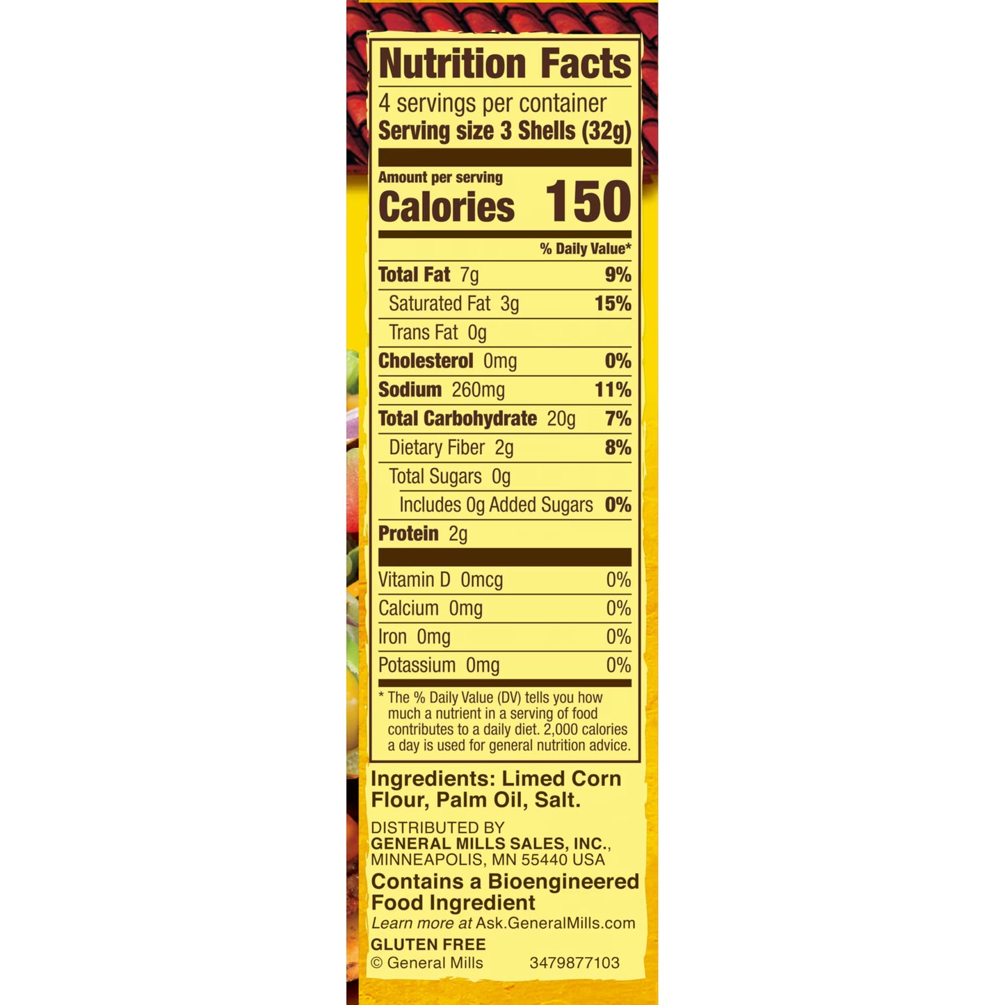 (10 pack) Old El Paso Tostada Shells, Gluten Free, Meal Prep, 12 Ct, 4.5 oz