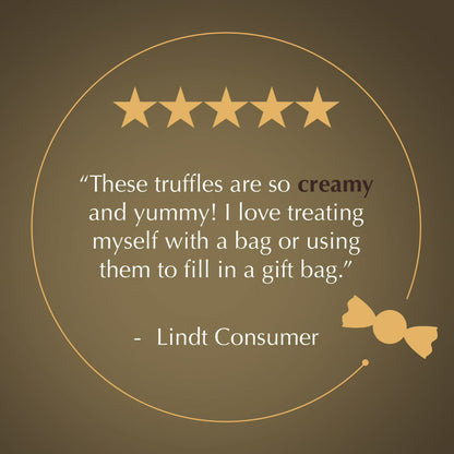 Lindt Lindor Assorted Chocolate Candy Truffles, 5.1 oz, Bag