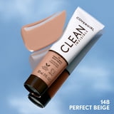 COVERGIRL Clean Invisible Liquid Foundation, 148 Perfect Beige, 1.0 fl oz