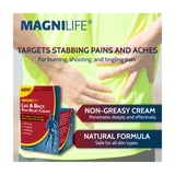 (2 pack) MagniLife Leg & Back Pain Relief Cream, for Fast Relief of Lower Back, Buttocks & Leg Pain, 4 oz
