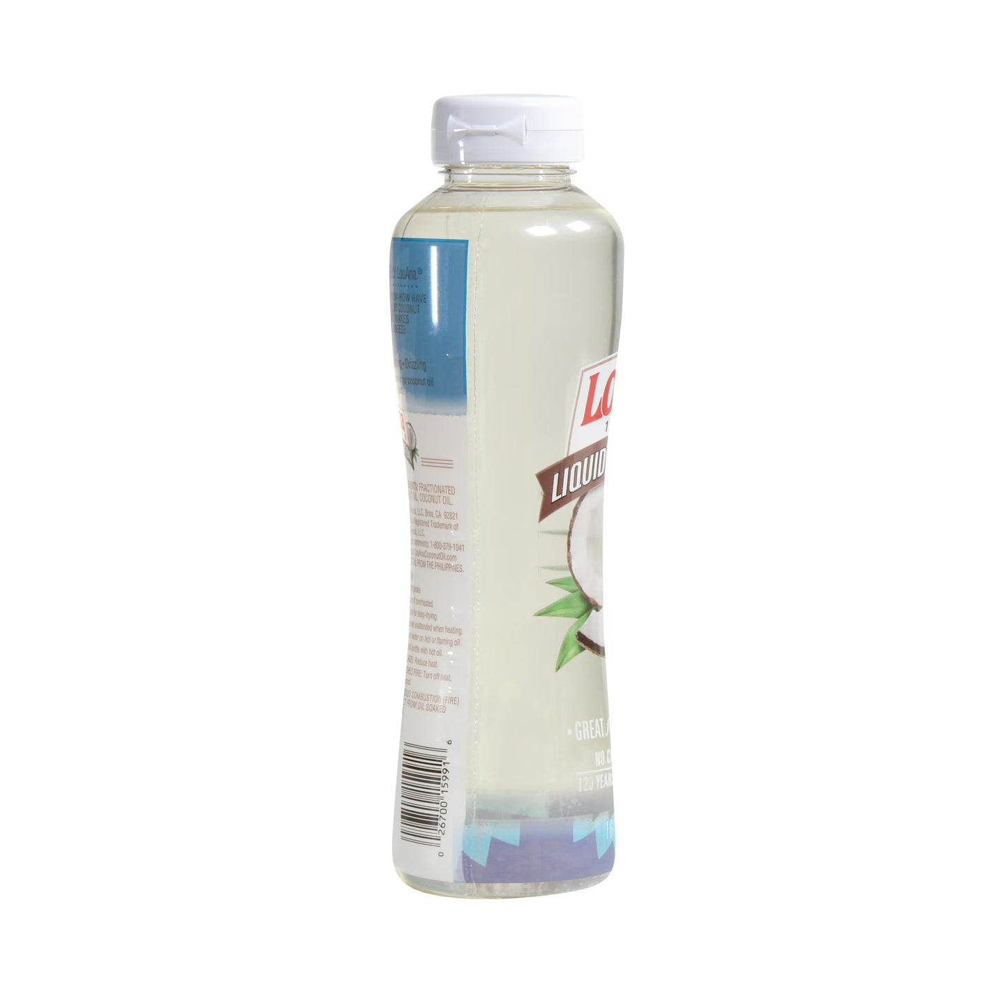 LouAna 100% Pure Liquid Coconut Oil, 16 fl oz