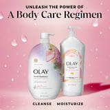 Olay Fresh Radiance Body Wash, Strawberry & Mint, with Vitamin B3, 35 fl oz