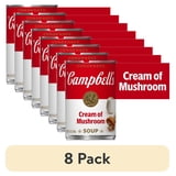 (8 pack) Campbell's Condensed Cream of Mushroom Soup, 10.5 oz Can
