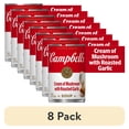 (8 pack) Campbell's Condensed Cream of Mushroom Soup with Roasted Garlic, 10.5 oz Can